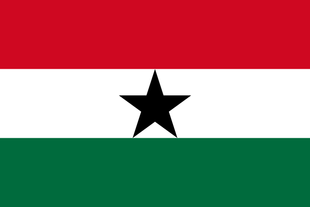 Флаг Ганы 1964 года