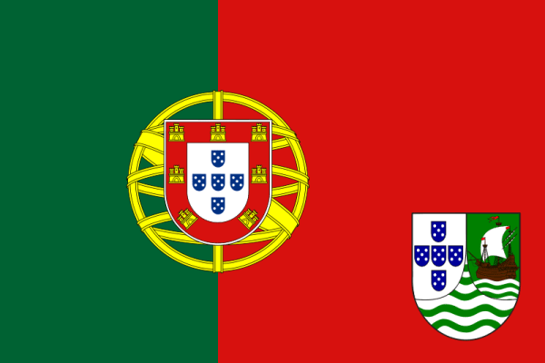 Флаг Кабо-Верде как португальской провинции 1966 год