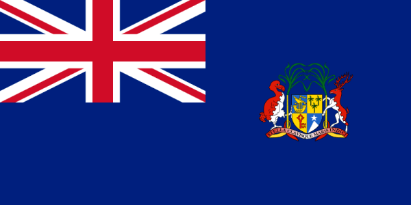 британский колониальный флаг Маврикия 1923-68 годы