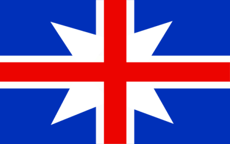 Флаг Намибии 1864-72 годы