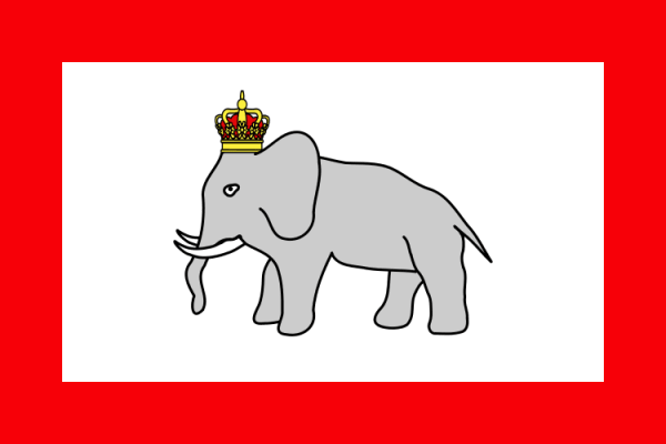 Флаг королевства Дагомея