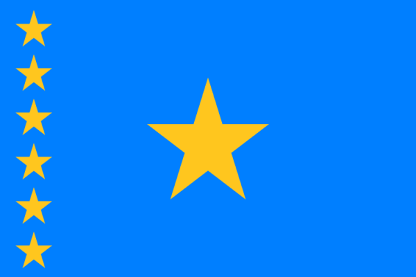 Флаг ДР Конго 2003-06 годы