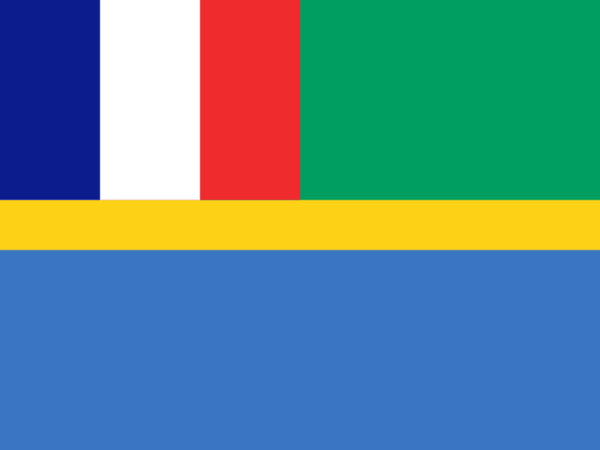 Флаг Габона 1959 год