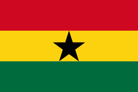 Флаг независимой Ганы 1957 год