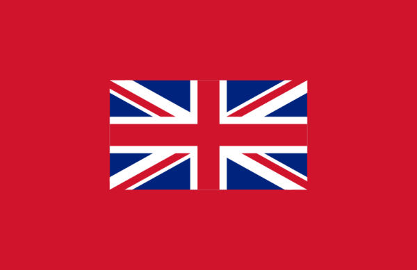 Флаг Кении как британской колонии с 1893 года