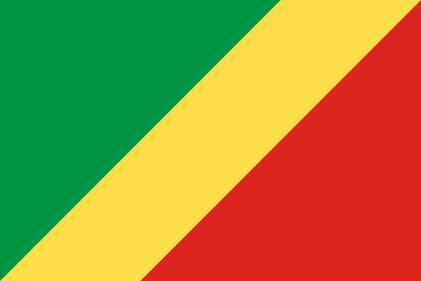 Флаг Конго 1959-70 годы