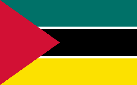 Флаг Мозамбика 1974-75 годы