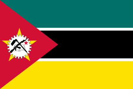 Флаг Мозамбика 1983 год