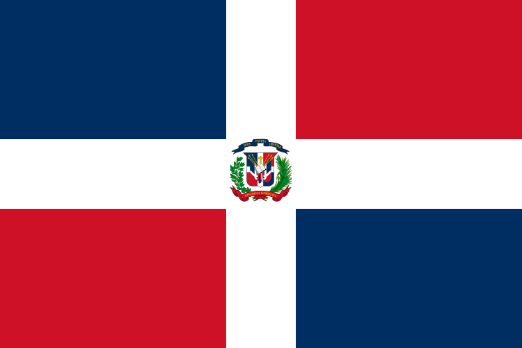 Государственный флаг Доминиканской республики