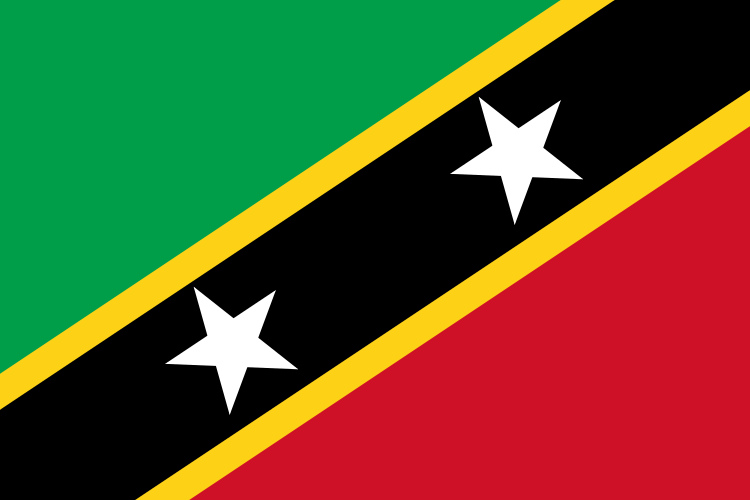 Государственный флаг Сент-Китса и Невиса