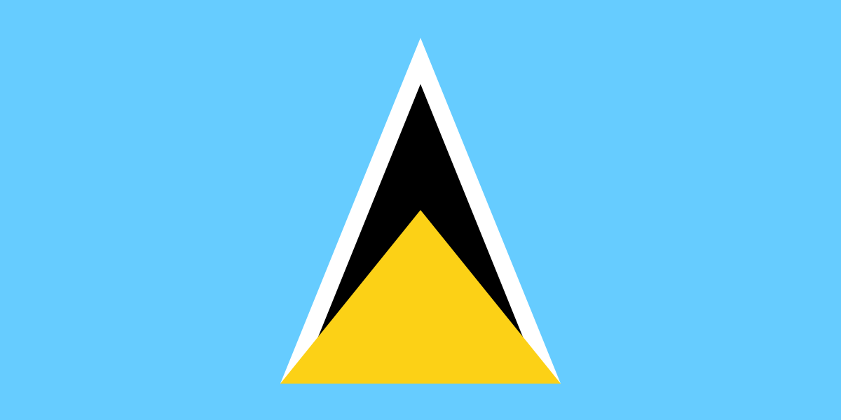 Государственный флаг Сент-Люсии