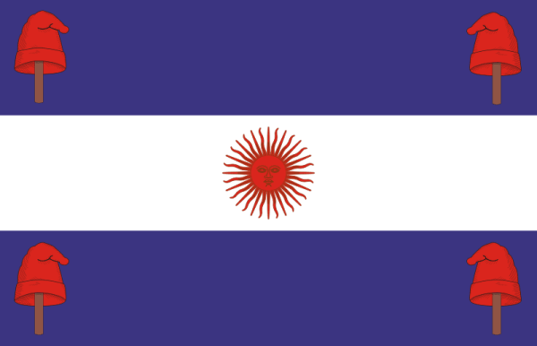 Флаг Аргентины 1835 года