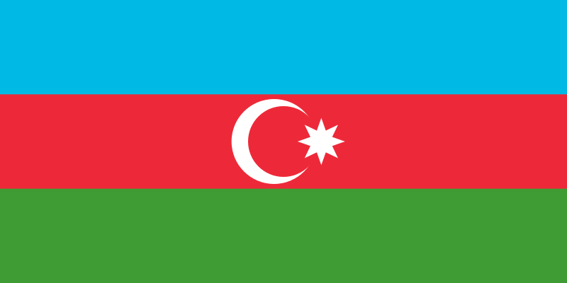 Государственный флаг Азербайджана