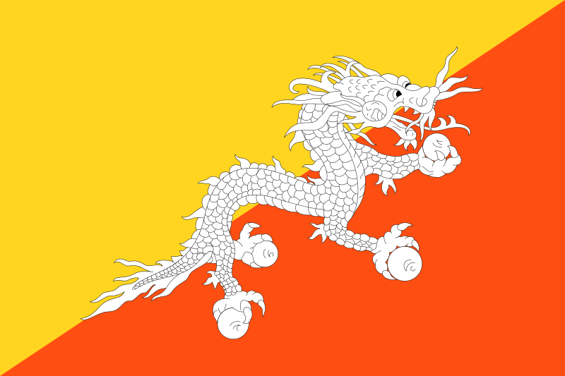 Государственный флаг Бутана
