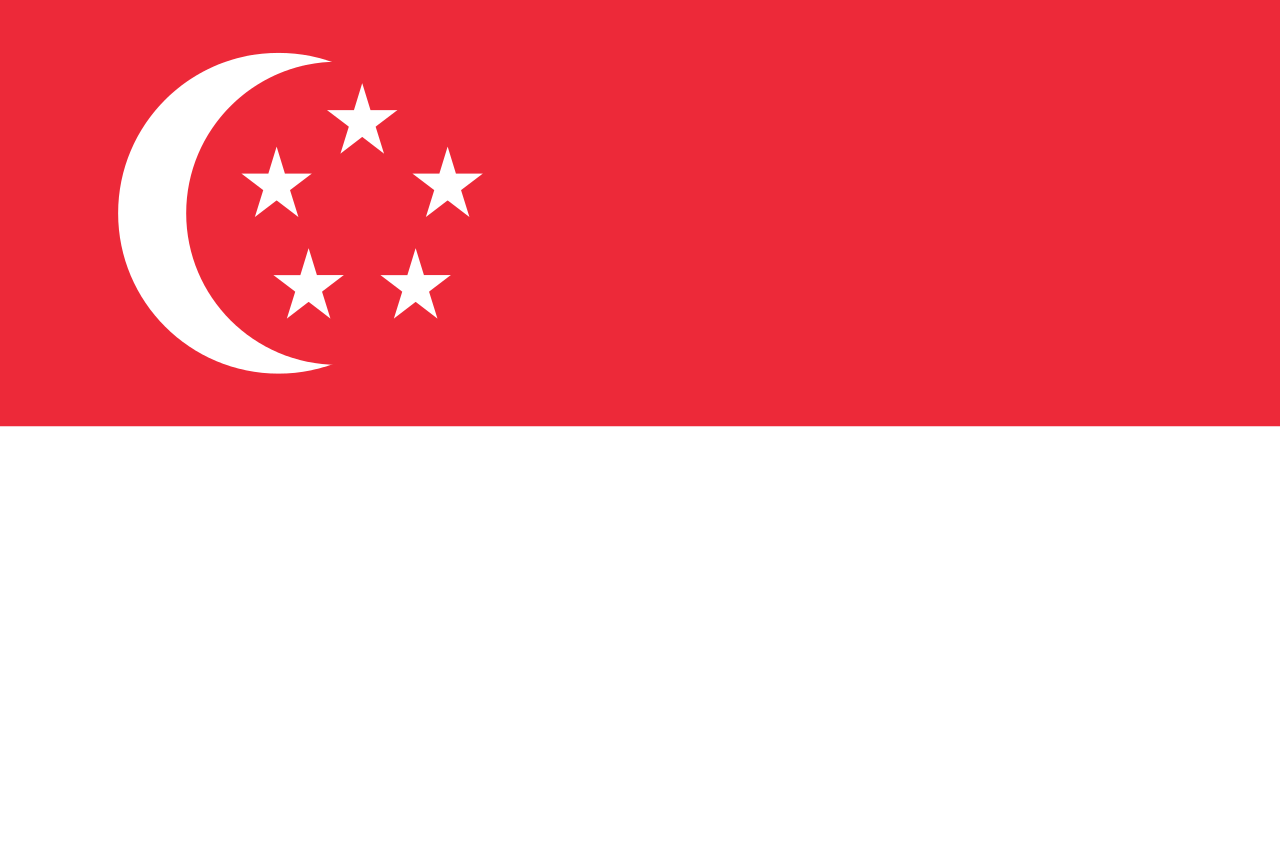 Государственный флаг Сингапура