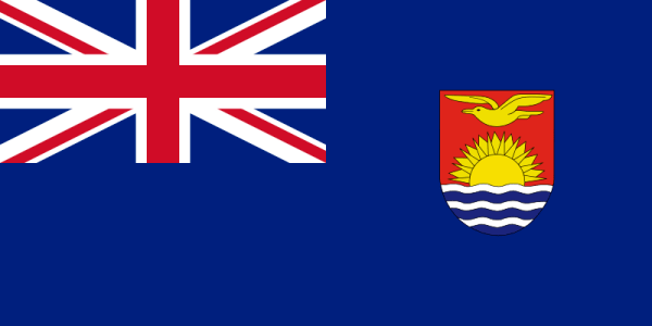 Флаг островов Эллис и Гилберт 1969 год
