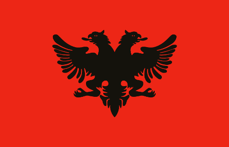 Флаг Албании 1912-1913 годы