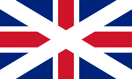 флаг Великобритании 1606 год шотландский вариант