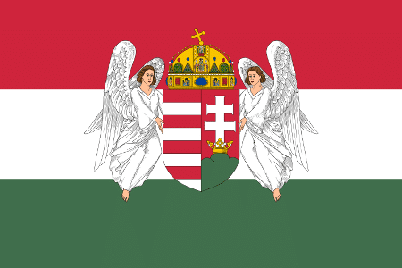 Флаг королевства Венгрия 1867-1918