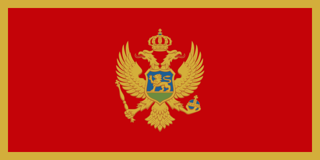 Национальный флаг Черногории